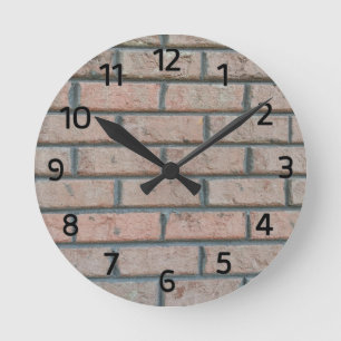 Horloge Ronde Briques 2