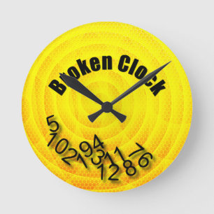 Horloge Ronde Brisé