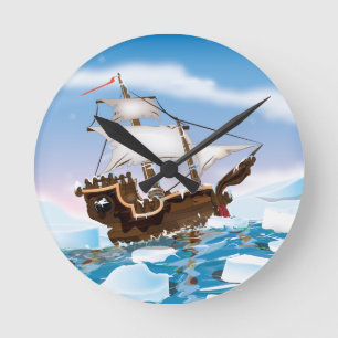 Horloge Ronde Brise-glace