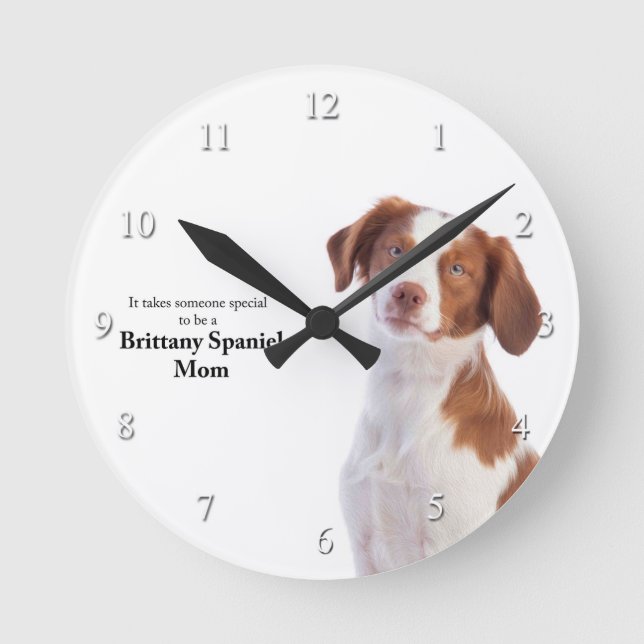 Horloge Ronde Brittany Mama Acrylic Wall Clock (Recto)