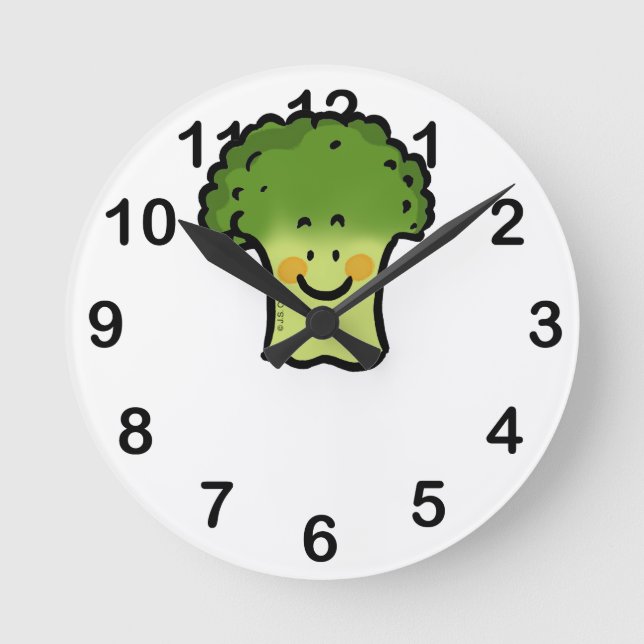 Horloge Ronde brocoli mignon (Recto)