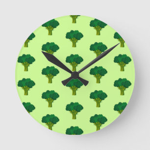 Horloge Ronde Brocoli vert légume alimentation saine végétal