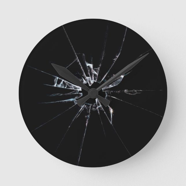 Horloge Ronde Broken Glass No 1 (Recto)