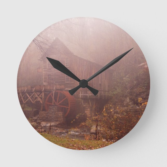 Horloge Ronde Brouillard matinal (Recto)