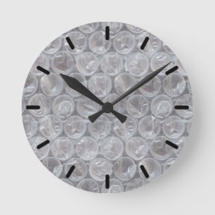 Horloge Ronde Bubble wrap