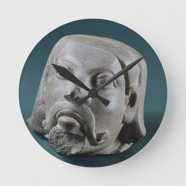 Horloge Ronde Buffed sandstone head of a foreigner, Sarnath, 3rd (Recto)