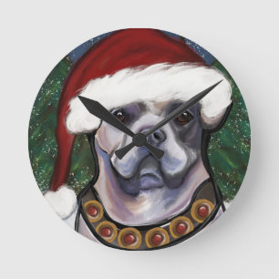 Horloge Ronde Bulldog Alapaha Blue Blood