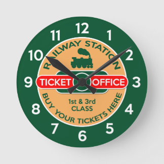 Horloge Ronde Bureau des billets de la gare