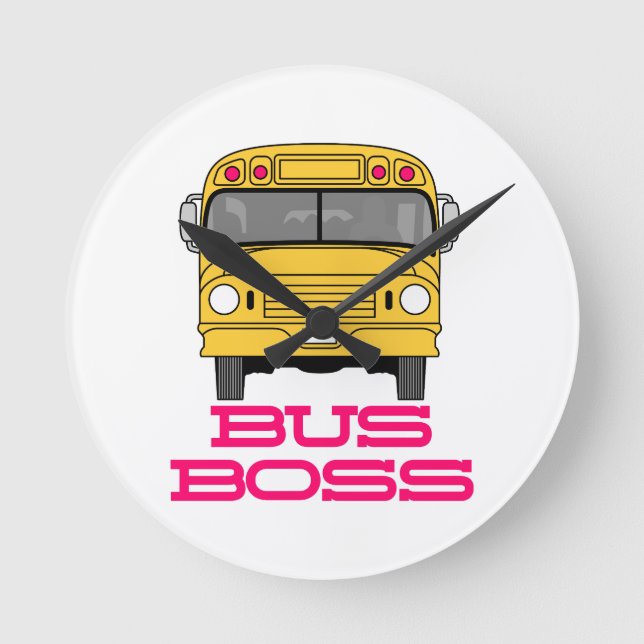 Horloge Ronde Bus Boss (Recto)