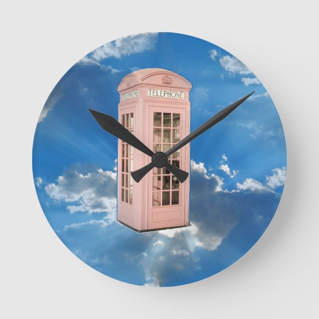 Horloge Ronde cabine téléphonique (Recto)