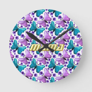 Horloge Ronde Cadeau personnalisé pour la fête des mères 