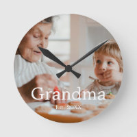 Cadeau Photo Moderne Établie par Grand-mère