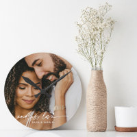 Cadeau photo personnalisé d'amour éternel moderne