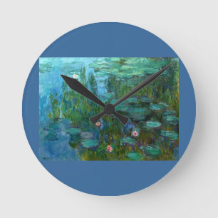 Horloge Ronde Cadeaux de destin de peintre d'artiste de Claude M