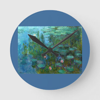 Horloge Ronde Cadeaux de destin de peintre d'artiste de Claude M
