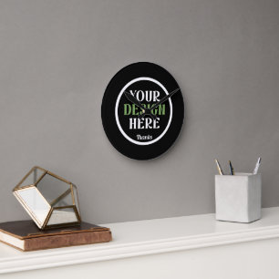 Horloge Ronde Cadeaux de mariage personnalisés, élégants, classi