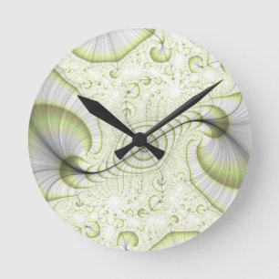 Horloge Ronde Cadeaux design minimaliste blanc accessoires