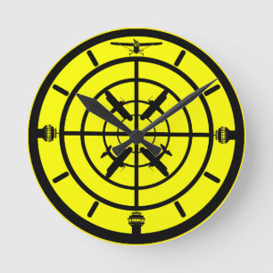 Horloge Ronde Cadeaux Pour Contrôleur De La Circulation Aérienne