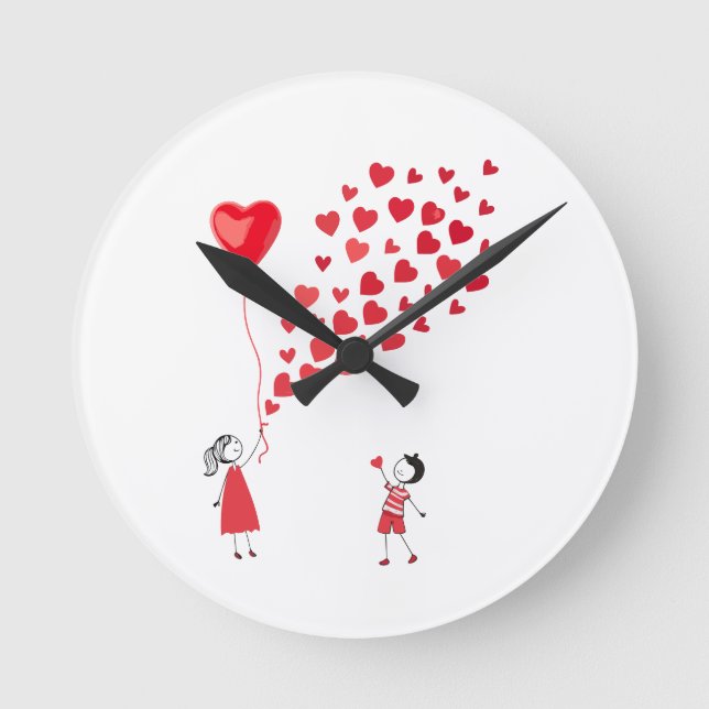 Horloge Ronde Cadran de thème en direct  (Recto)