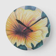 Cadran d'hibiscus jaune