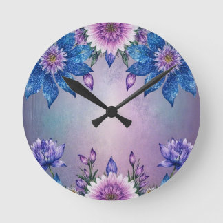 Horloge Ronde Cadran mural à motifs