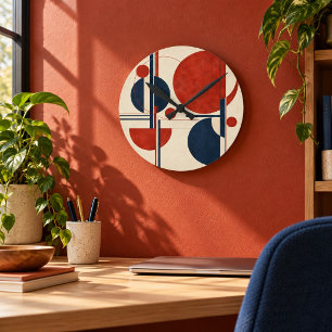 Horloge Ronde Cadran mural Graphic Noon