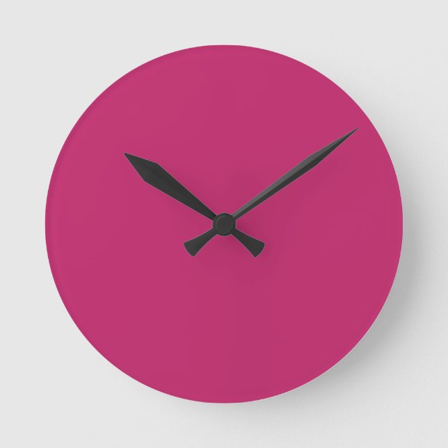 Horloge Ronde Cadran rond rose brûlé (Recto)