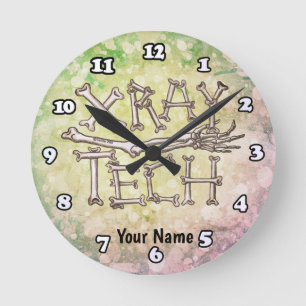 Horloge Ronde Cadre de technicien en radiographie