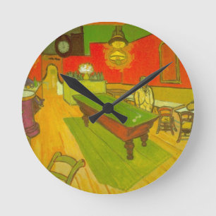 Horloge Ronde Café de Nuit par Vincent van Gogh