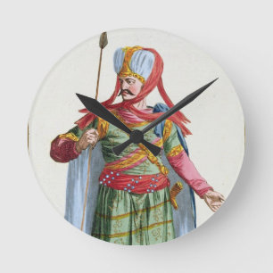 Horloge Ronde Calamin-Han, empereur et Sovereign de l'Asie de 'R