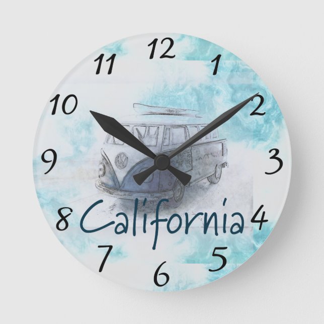 Horloge Ronde Californie (Recto)