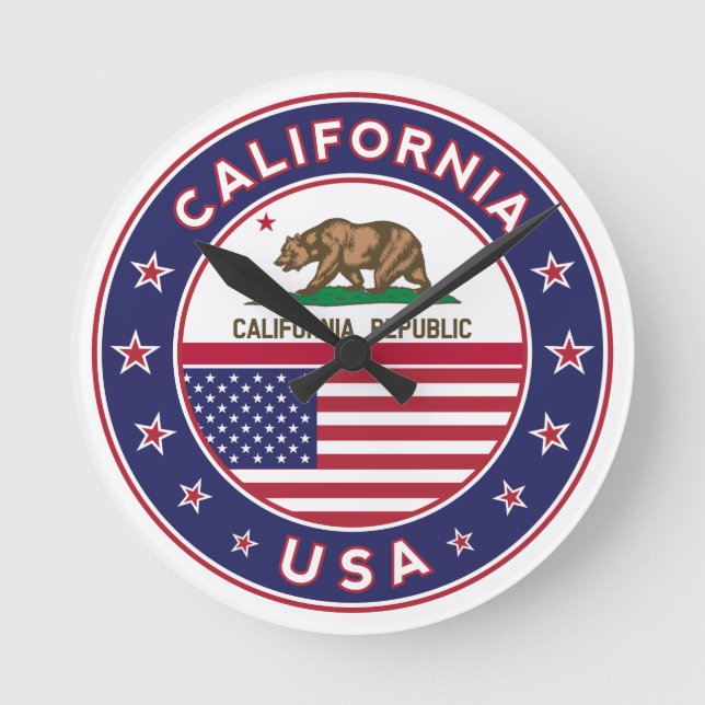 Horloge Ronde Californie (Recto)