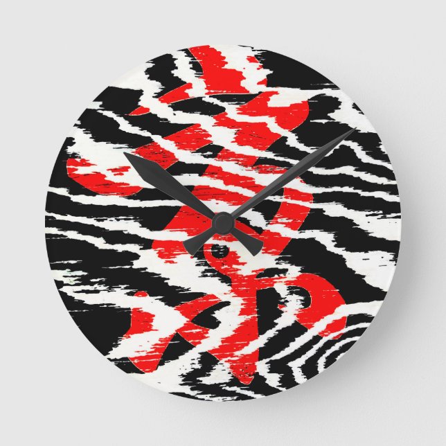 Horloge Ronde Calligraphie asiatique très Cool (Recto)