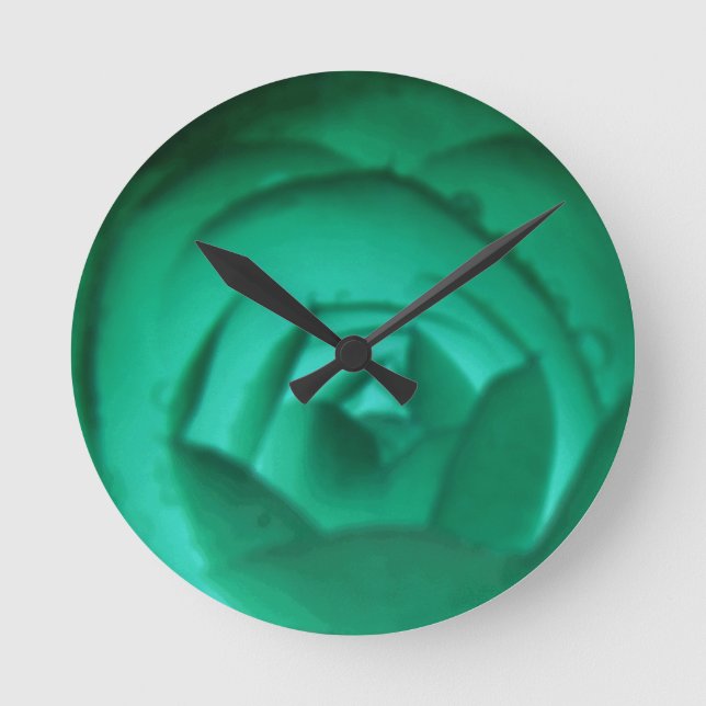 Horloge Ronde Camellia Hypnotic Wall Clock (Recto)