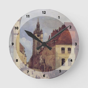 Horloge Ronde Camille Corot- le beffroi de Douai