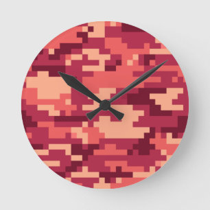 HORLOGE RONDE CAMO NUMÉRIQUE DÉSERT MARTIAN / CAMOUFLAGE