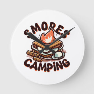 Horloge Ronde campement s'mores