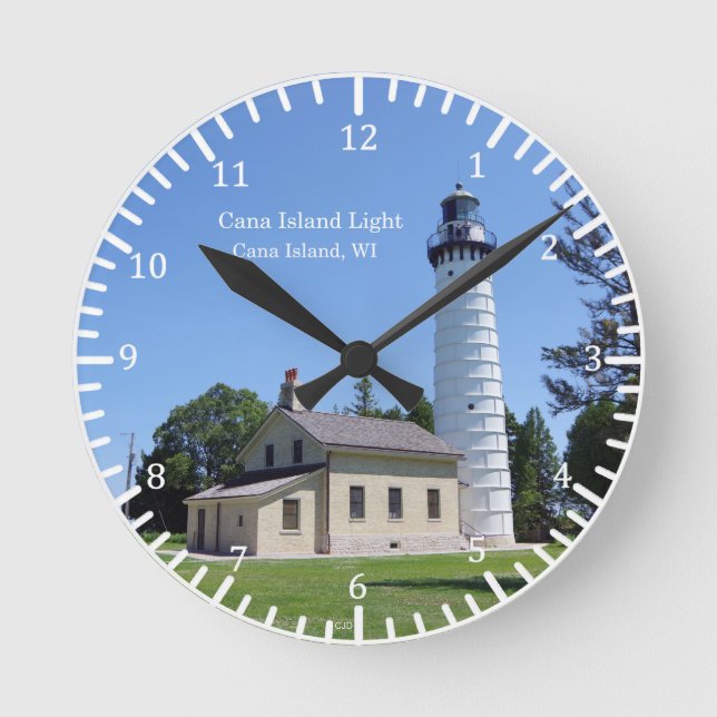 Horloge Ronde Cana Island Light clock (Recto)