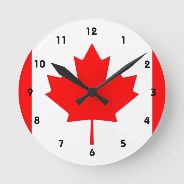 Horloge Ronde canada (Recto)