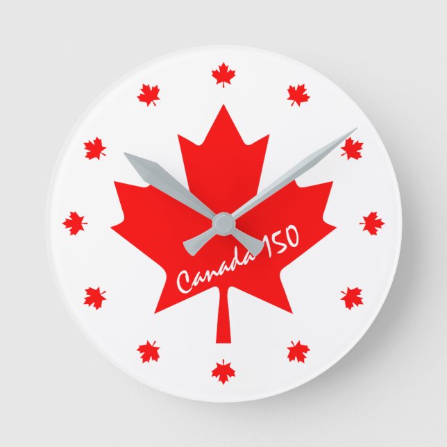 Horloge Ronde Canada 150 ans anniversaire unique (Recto)