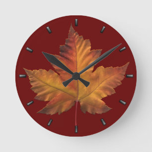 Horloge Ronde Canada Maple Leaf Clock Canada Souvenir Wall Clock