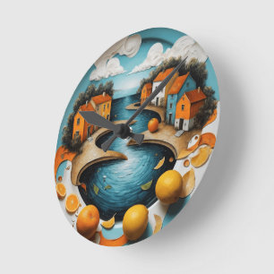 Horloge Ronde Canal cosy