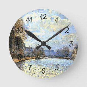 Horloge Ronde Canal St Martin Alfred Sisley