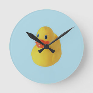 Horloge Ronde Canard en caoutchouc