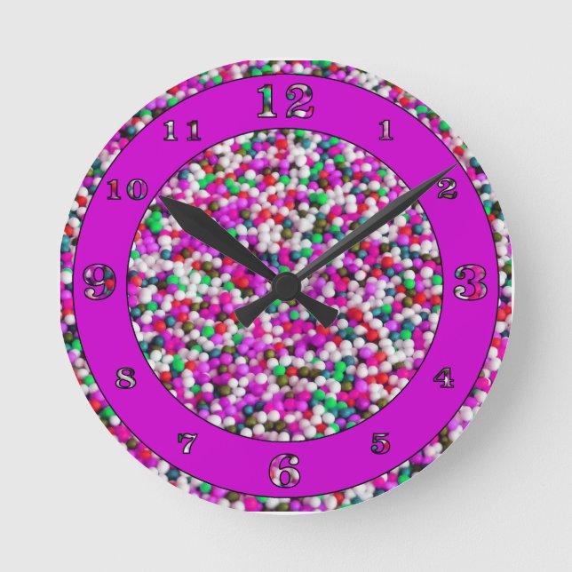 Horloge Ronde Candy Balls (Recto)