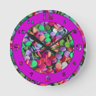 Horloge Ronde Candy Dots 3