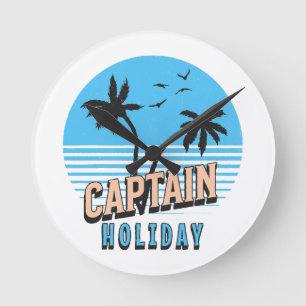 Horloge Ronde Capitaine Holiday