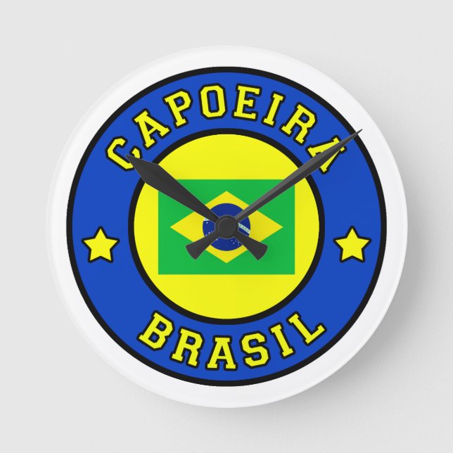 Horloge Ronde Capoeira Brasil (Recto)