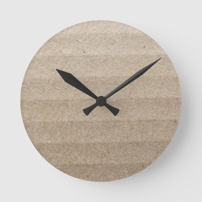 Horloge Ronde Cardboard (Recto)