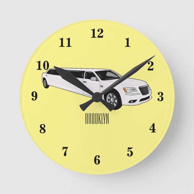 Horloge Ronde Caricature limousine (Recto)